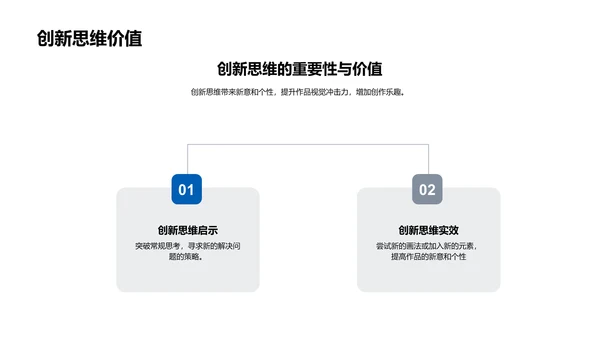 创新思维与美术教学PPT模板