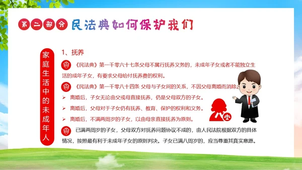 民法典进校园民法典法律教育主题班会PPT课件