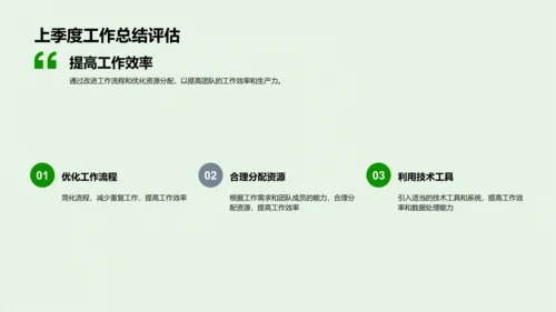 农产品季度市场总结PPT模板