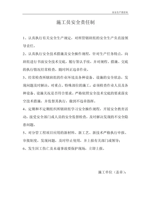 某工程安全生产责任制.docx