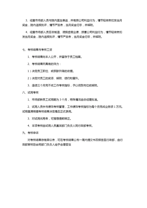 民营医院市场部管理制度.docx