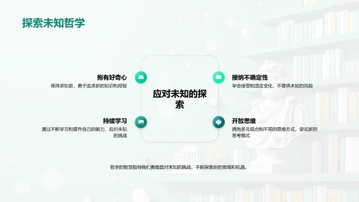 哲学引领未来规划PPT模板