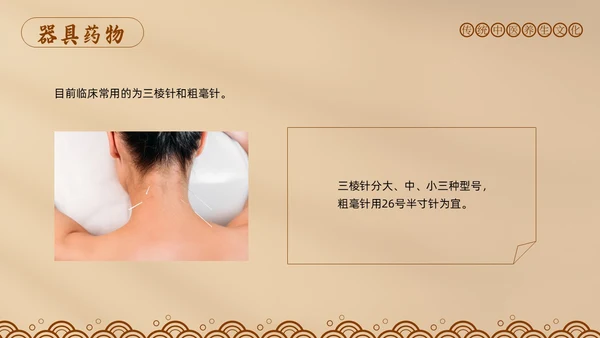 棕色简约中医适宜技术PPT模板宣传PPT动态PPT