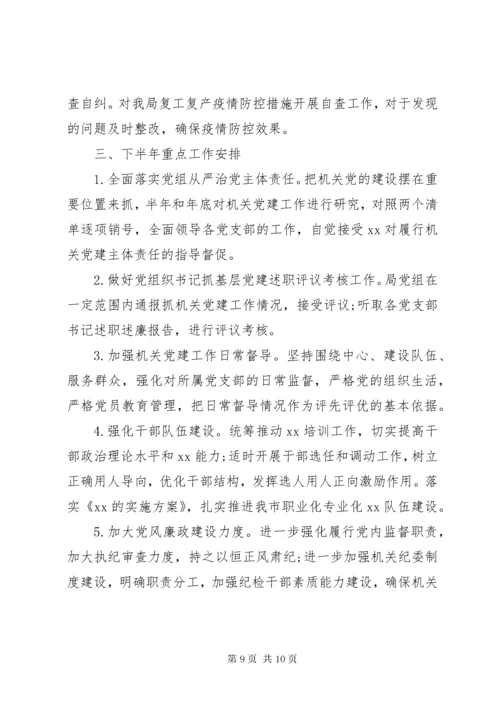 党务党建总结及计划.docx