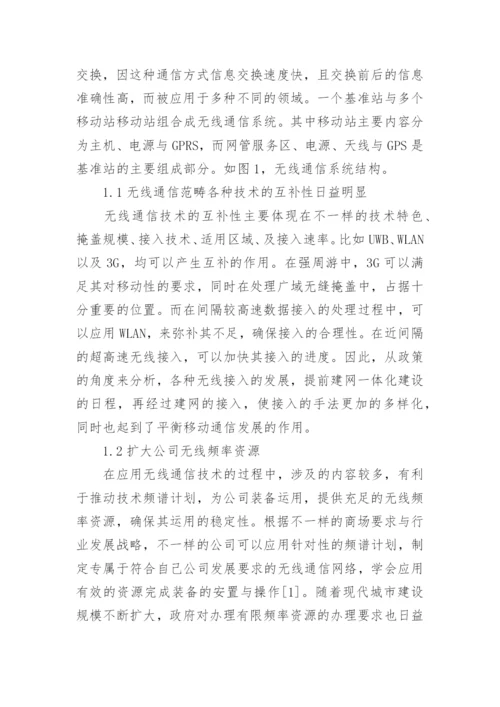 通信技术专业的论文精编.docx