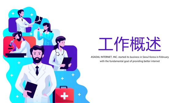 医院部门科室介绍动态PPT