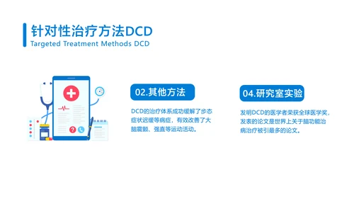 蓝色扁平插画风现代医疗与健康技术项目报告