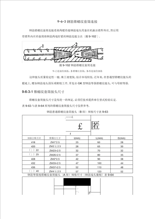 建筑施工之钢筋机械连接