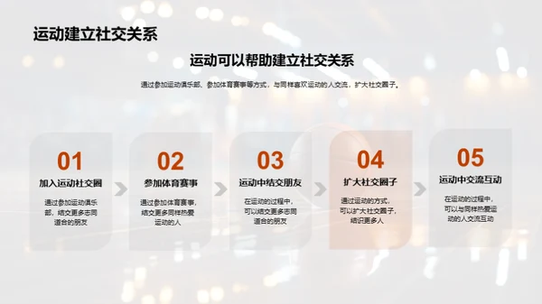 全面体验运动益处