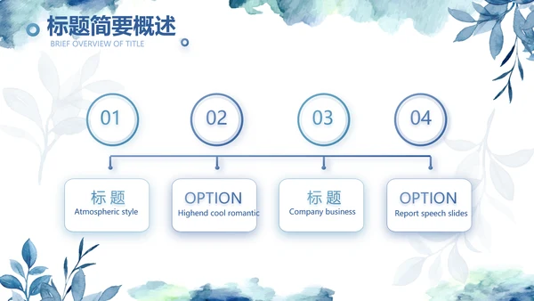 蓝色手绘小清新述职报告汇报计划PPT