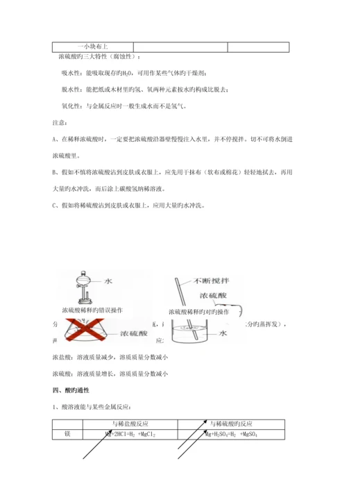 2023年常见酸和碱知识点.docx