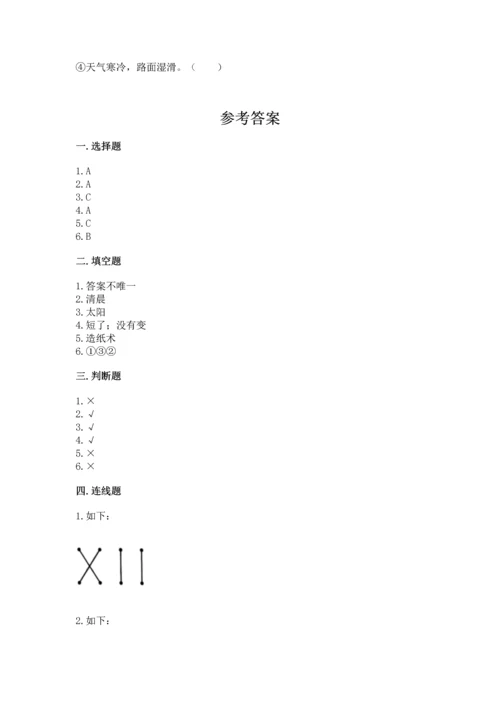 教科版科学二年级上册《期末测试卷》（培优）.docx