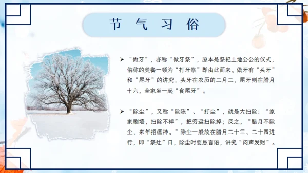 大寒中国风扇形创意通用PPT模板
