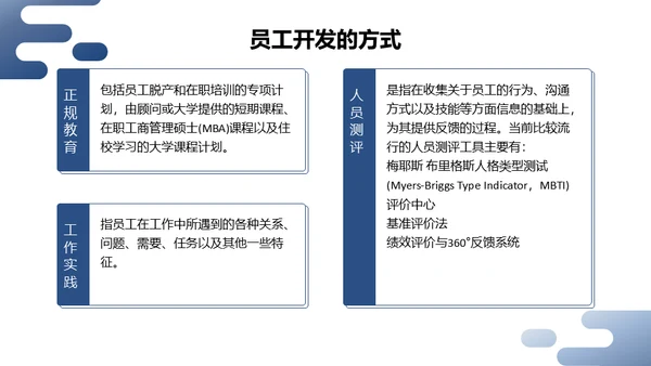 人力资源管理员工培训与开发通用PPT