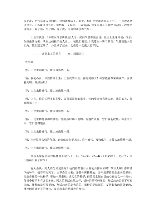 羂天主教扫墓礼