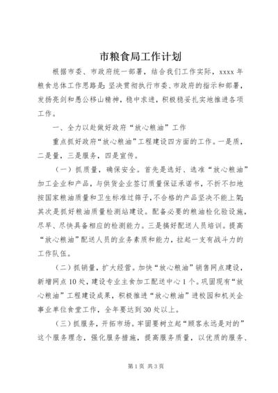 市粮食局工作计划 (8).docx