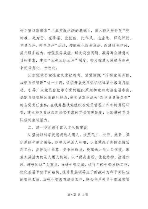 市容局党委工作要点.docx