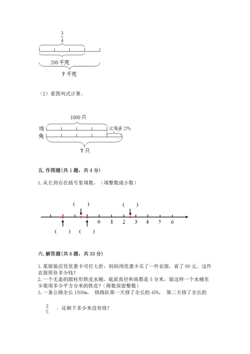 人教版六年级下册数学期末测试卷学生专用.docx