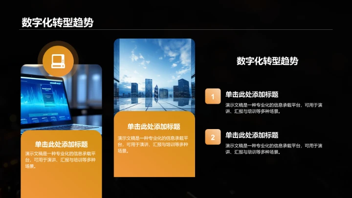 AI驱动的数字化转型路径PPT模板