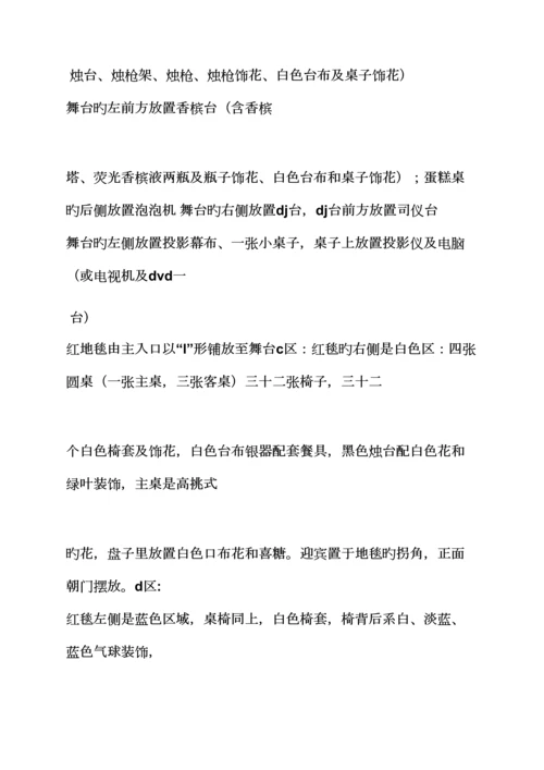 婚礼致辞之创意婚礼秀专题策划专题方案.docx