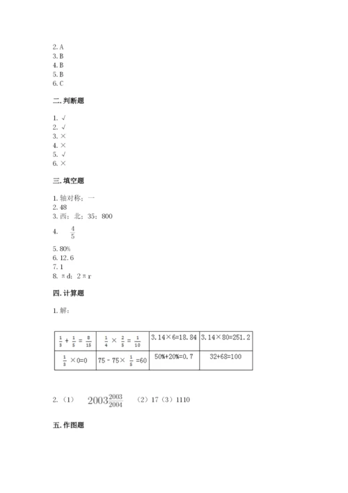 人教版小学六年级上册数学期末测试卷完美版.docx