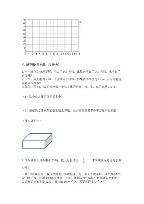 人教版六年级上册数学期末检测卷附参考答案（实用）.docx