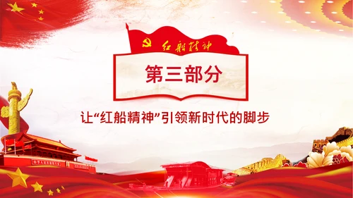 红船映初心学习红船精神党课PPT模板