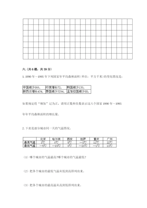 浙教版数学小升初模拟试卷含答案（b卷）.docx