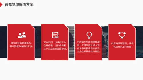 物流一站式解决方案货车通用PPT模板