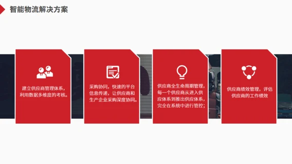 物流一站式解决方案货车通用PPT模板