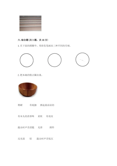 教科版二年级上册科学期末测试卷附答案（巩固）.docx