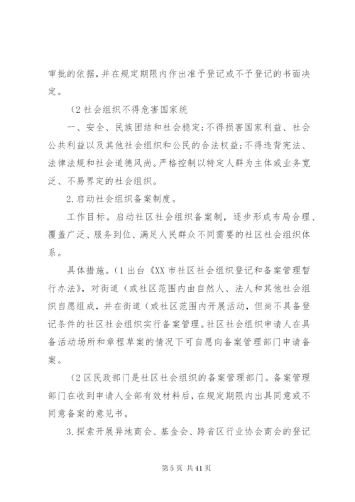 XX市社会组织发展规划实施方案.docx