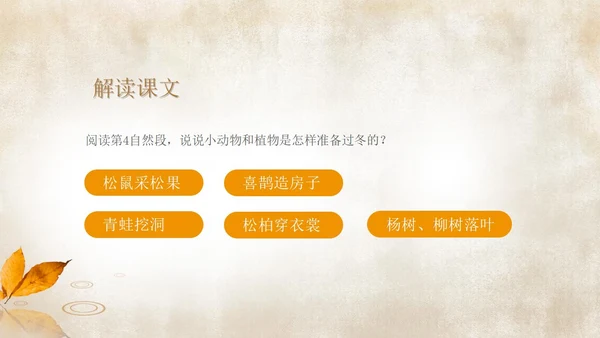 简约语文三年级《秋天的雨》课件PPT模板