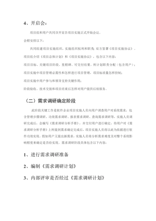 软件实施专项方案总结.docx