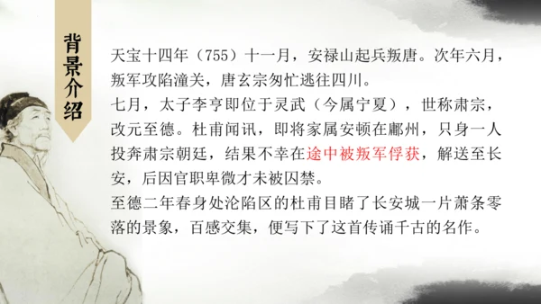 第26课《诗词五首》之《饮酒（其五）》《春望》课件