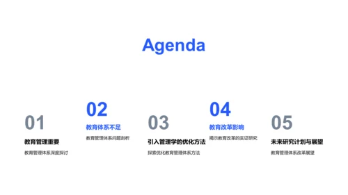 教育管理优化答辩PPT模板