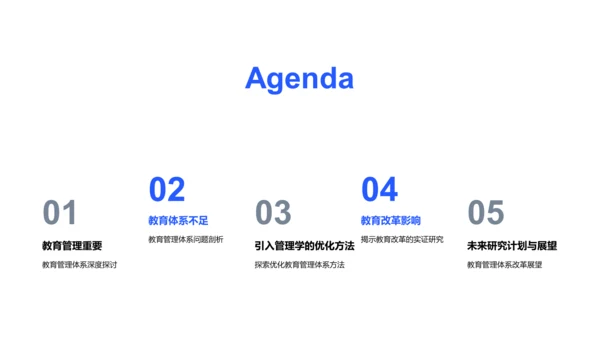 教育管理优化答辩PPT模板