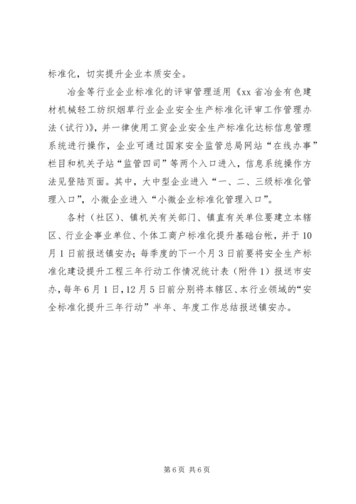 乡镇安全生产标准化建设提升工程实施方案.docx
