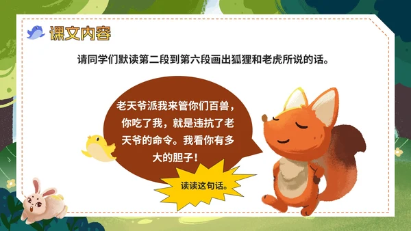 部编版语文二年级上册《狐假虎威》课件