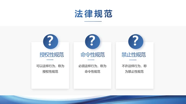 蓝色大气法律知识讲座宣传动态PPT