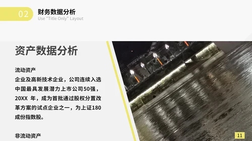 商务财务管理分析报告通用PPT模板