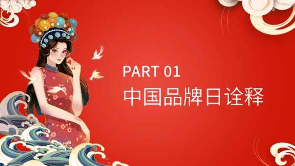 中国品牌日世界分享通用PPT模板