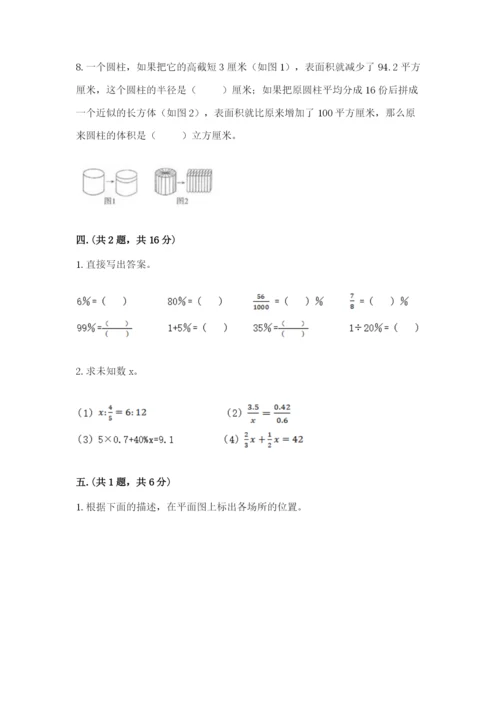 小学六年级数学毕业试题附答案（典型题）.docx