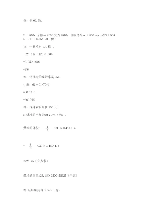 苏教版小升初数学模拟试卷（典优）.docx