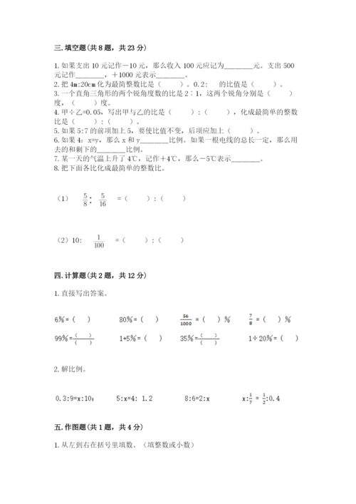 冀教版六年级下册数学 期末检测卷含答案【能力提升】.docx