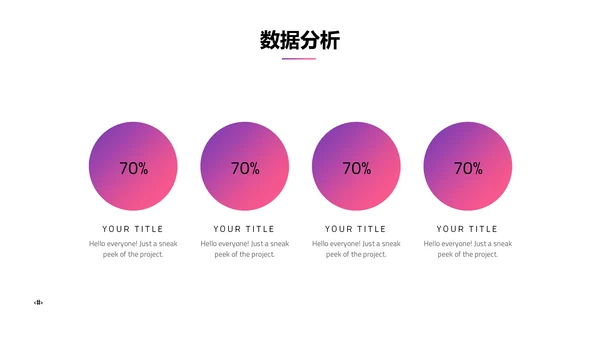 渐变高端时尚品牌宣传通用PPT模板