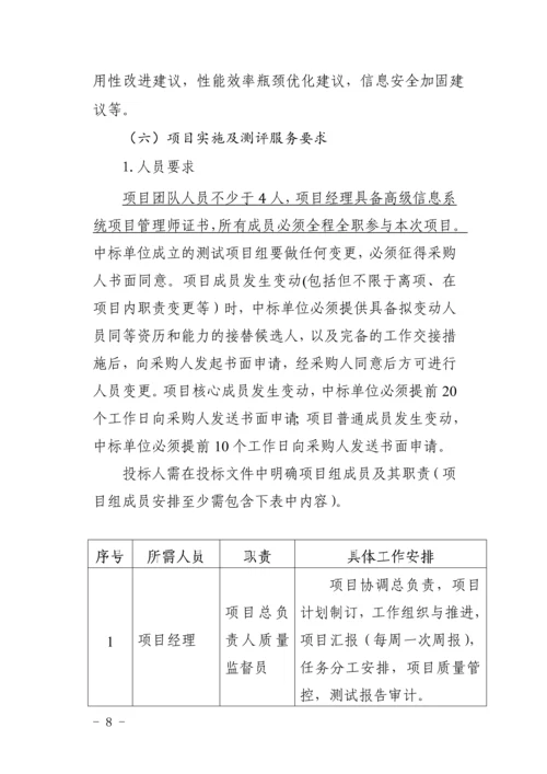 “山东通”平台整合提升服务项目2022年服务A3包(软件测.docx