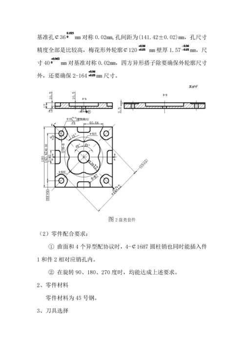 盘类零件加工工艺分析加编程模板.docx