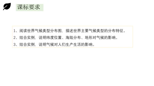 3.4世界的气候 2023-2024学年七年级地理上册同步精品课件（人教版）（共51张ppt)