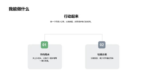 绿色生活从我做起